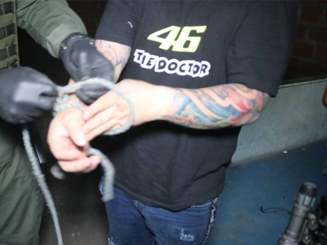 Las víctimas fueron trasladadas en contra de su voluntad hacia una casa abandonada . Foto: Policía Nacional