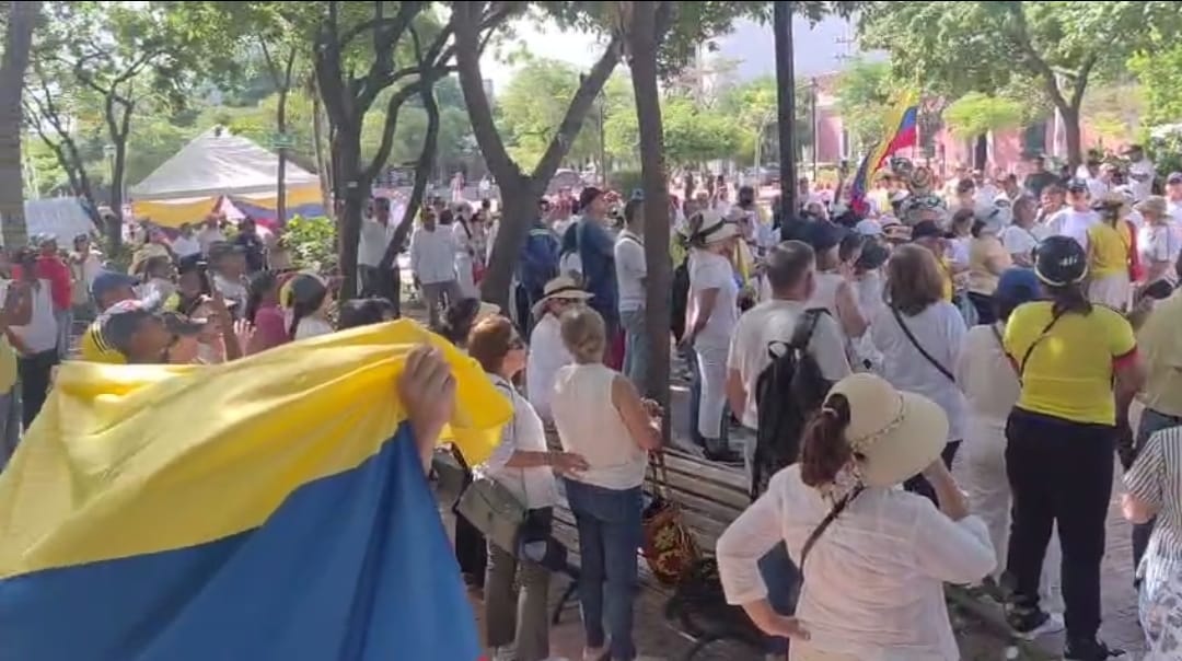 Apoyo al expresidente Alvaro Uribe en Santa Marta/ Cortesía