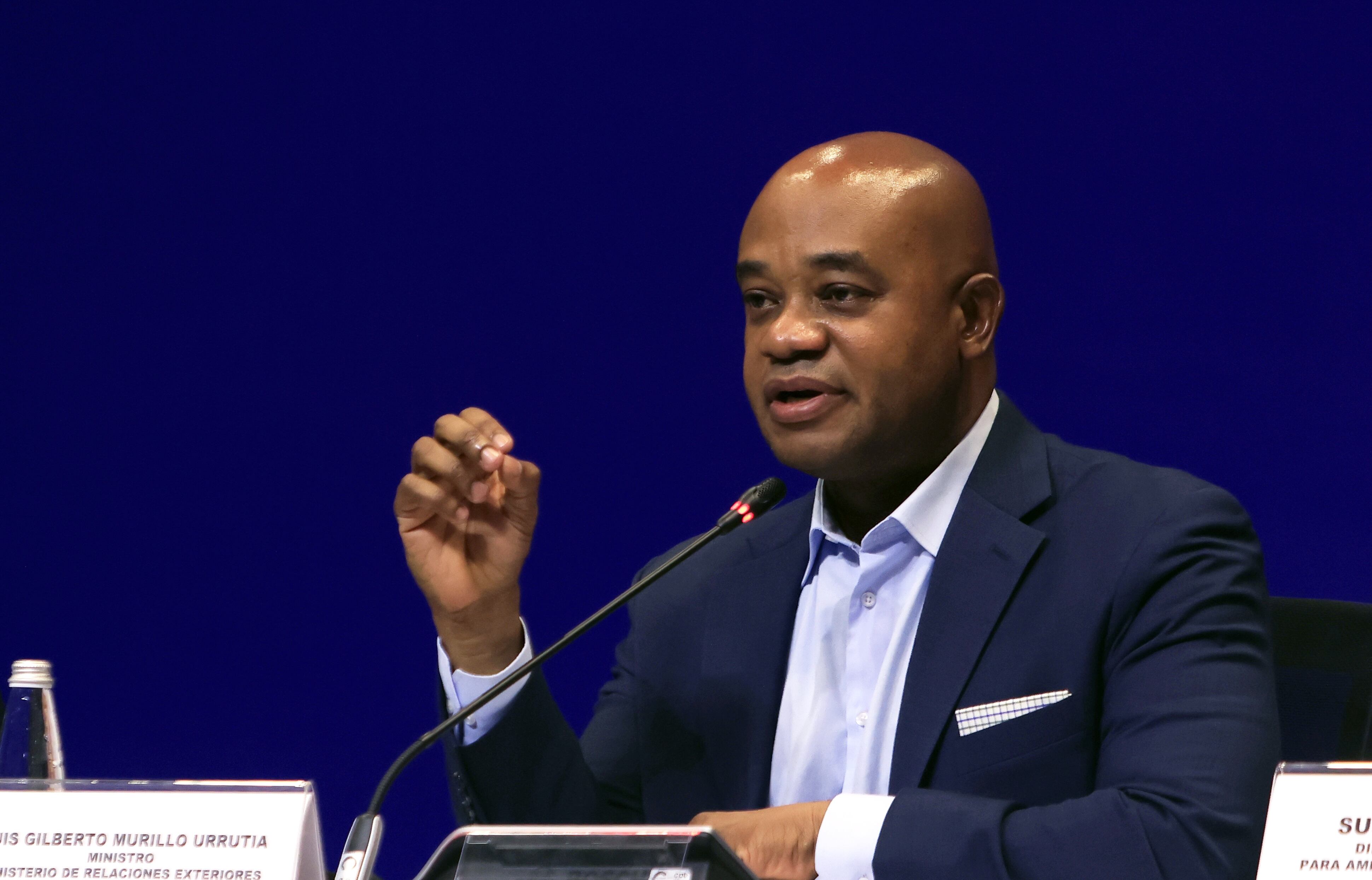 El ministro de Relaciones Exteriores de Colombia, Luis Gilberto Murillo. EFE/ RICARDO MALDONADO ROZO