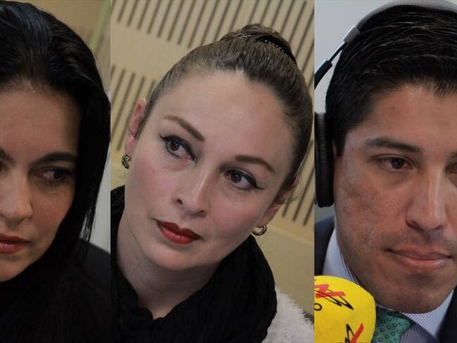 Martha Ruth Hernández, Alba Reyes y Germán González. Foto: La W con Vicky Dávila