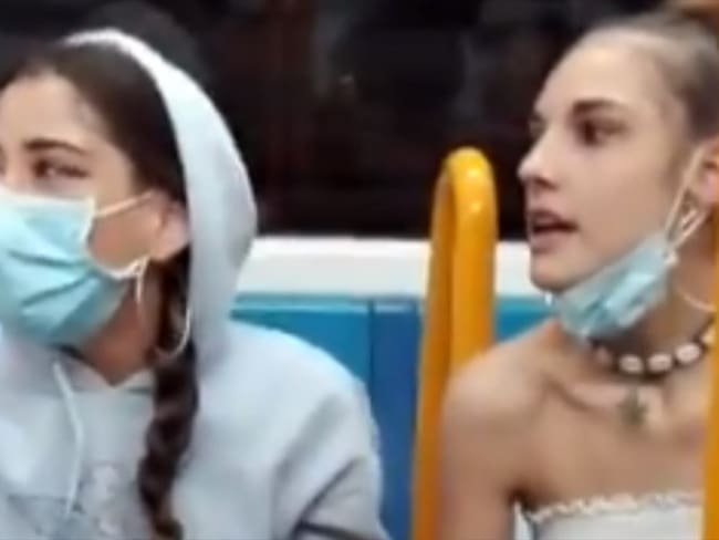 Agresión racista en metro de Madrid. Foto: Redes sociales