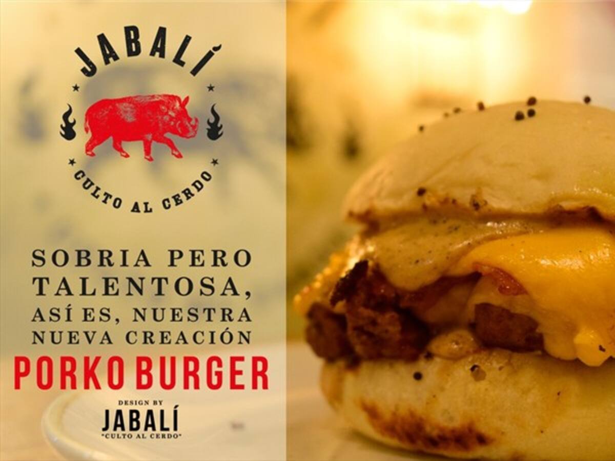 Jabalí "Culto al Cerdo" en el Burger Master Nacional