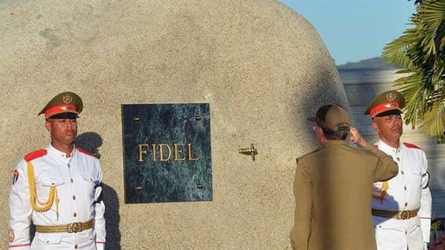 Aquí permanecerán los restos de Fidel Castro, en una roca que dicen que es de la Sierra Maestra.. Foto: BBC Mundo