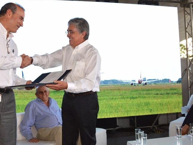 Aeropuerto Alfonso Bonilla Aragón obtiene certificación OACI. Foto: Cortesía de la gobernación del Valle