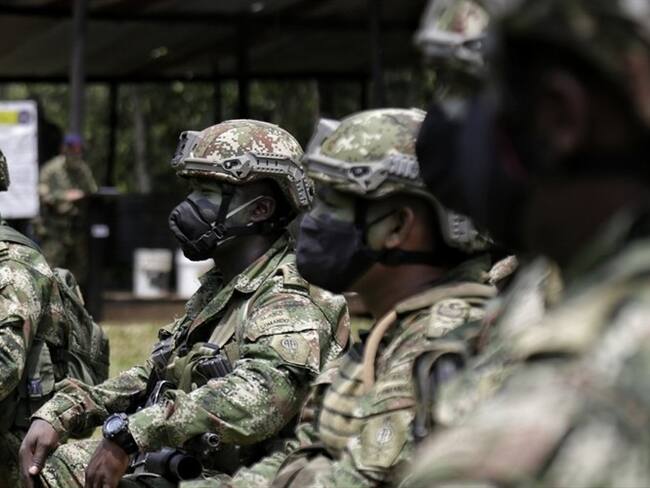 Soldados colombianos. Foto: Referencia Colprensa - Álvaro Tavera