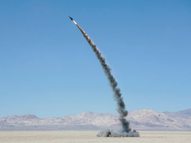 Imagen de referencia de misíl. I Foto: Getty Images.