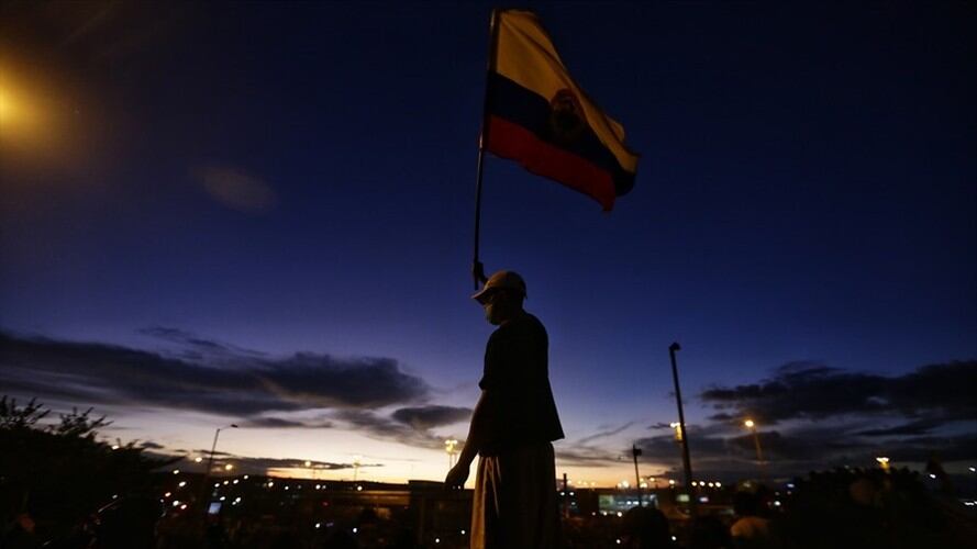 Manténgase informado sobre los bloqueos y restricciones de movilidad en el marco de las protestas que se realizan en el territorio nacional. Foto: Colprensa / Sergio Acero