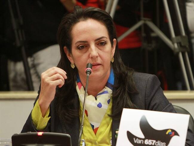 Senadora de la República María Fernanda Cabal. Foto: Colprensa/Germán Enciso