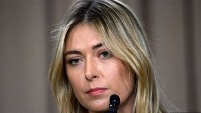 María Sharapova adimitió que había dado positivo en un control antidopaje en el pasado Abierto de Australia.. Foto: BBC Mundo