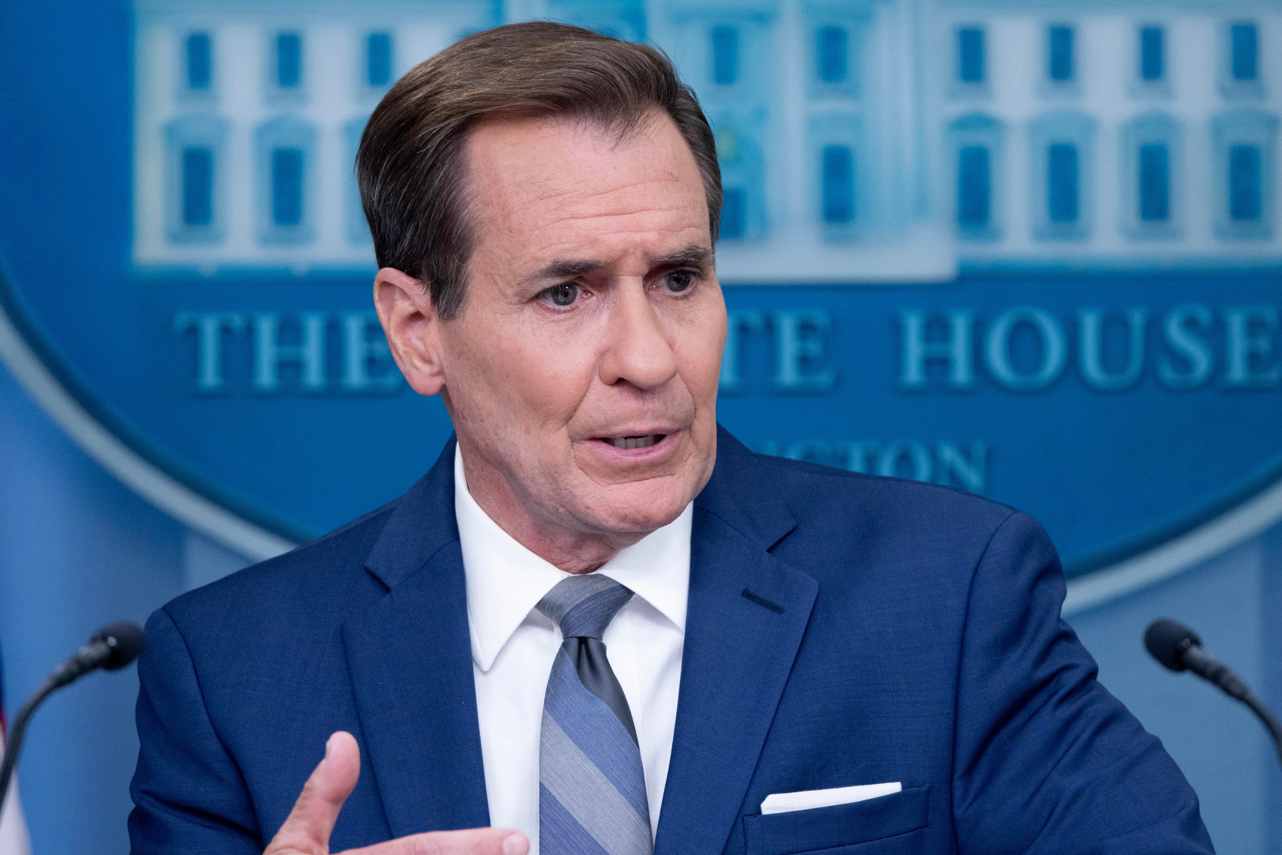 Portavoz del Consejo de Seguridad Nacional de la Casa Blanca, John Kirby. Foto: EFE/EPA/MICHAEL REYNOLDS