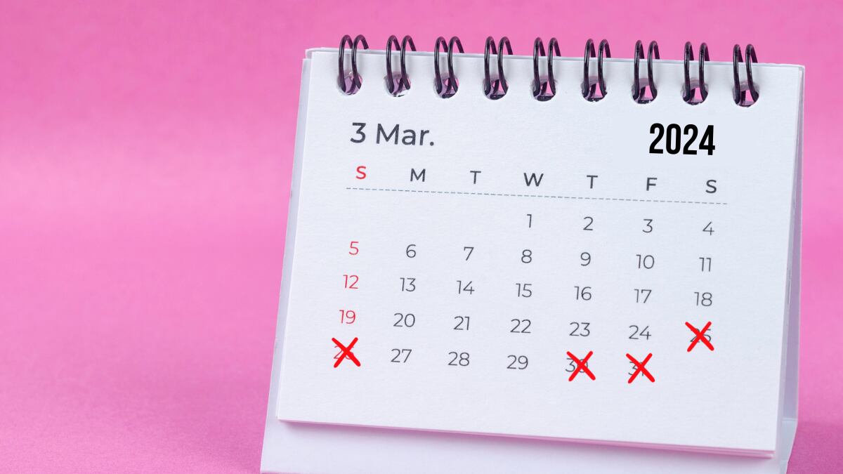 Calendario con feriados 2024 (Getty Images)
