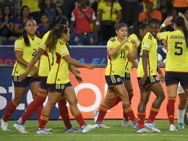 Selección Colombia femenina. (Photo by Juan BARRETO / AFP) (Photo by JUAN BARRETO/AFP via Getty Images)