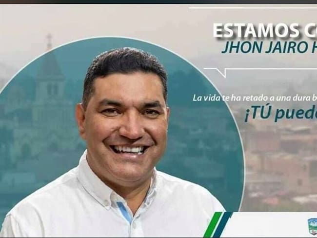 John Jairo Higuita, alcalde de Urrao. QEPD. Foto: Cortesía