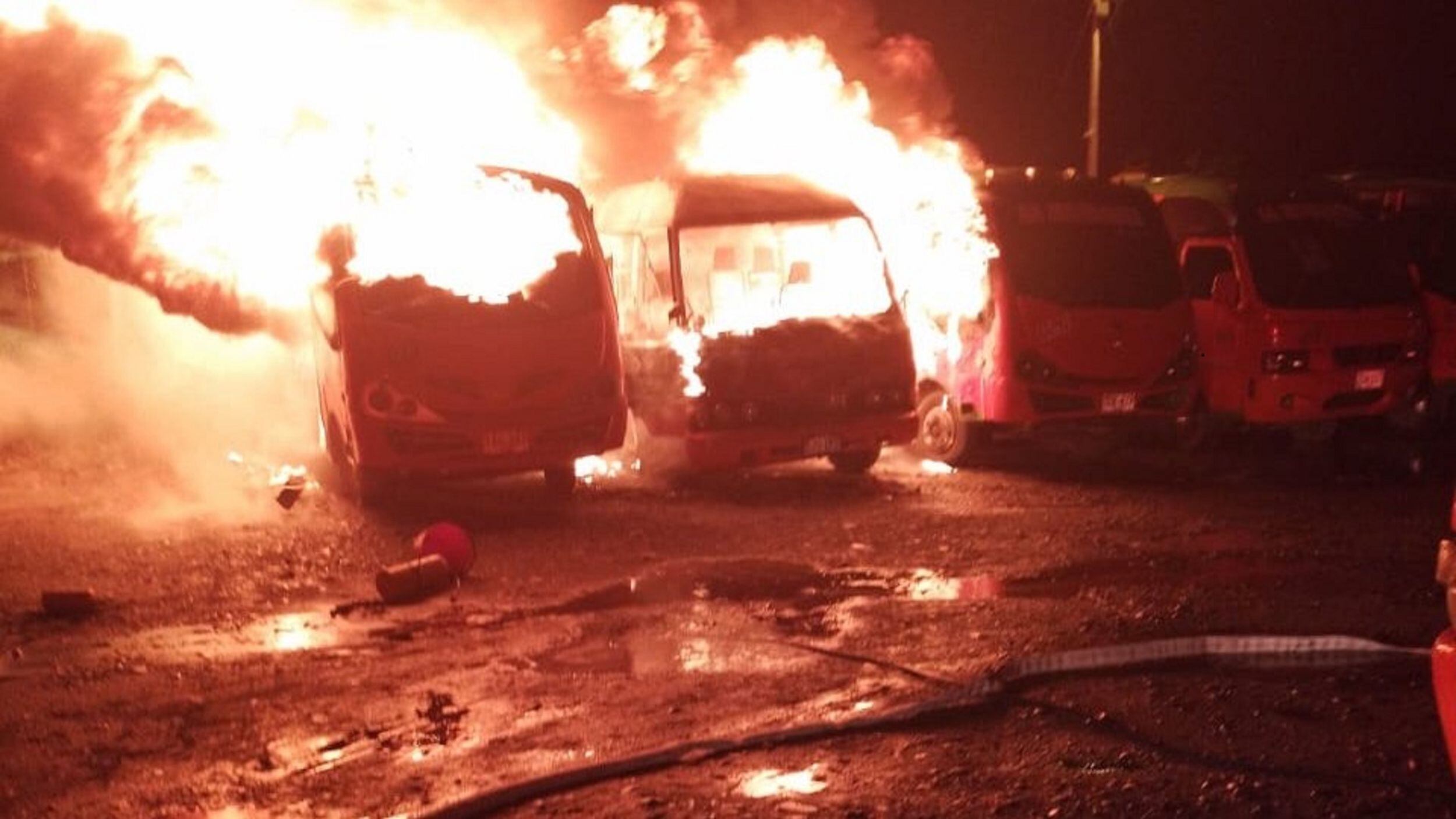 El hecho se registró en un parqueadero privado ubicado en el corregimiento de Nariño. Foto: Cortesía.