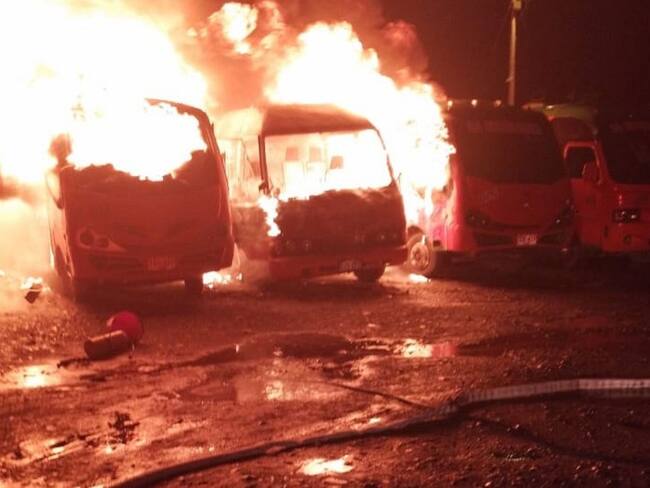 El hecho se registró en un parqueadero privado ubicado en el corregimiento de Nariño. Foto: Cortesía.