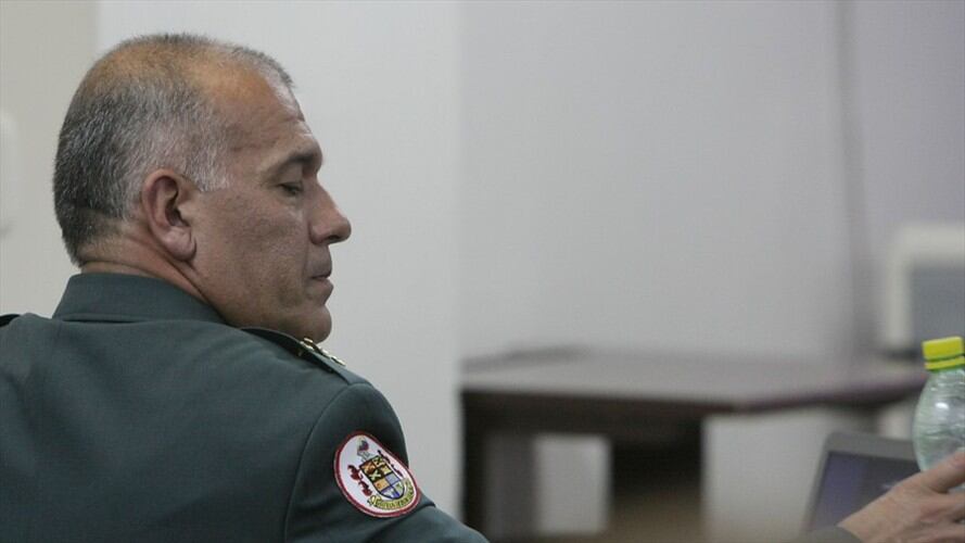 Coronel (r) Hernán Mejía procesado por presuntas alianzas con paramilitares. Foto: Colprensa