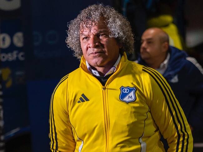 Alberto Gamero, entrenador de Millonarios. Foto: Twitter: @MillosFCOficial.