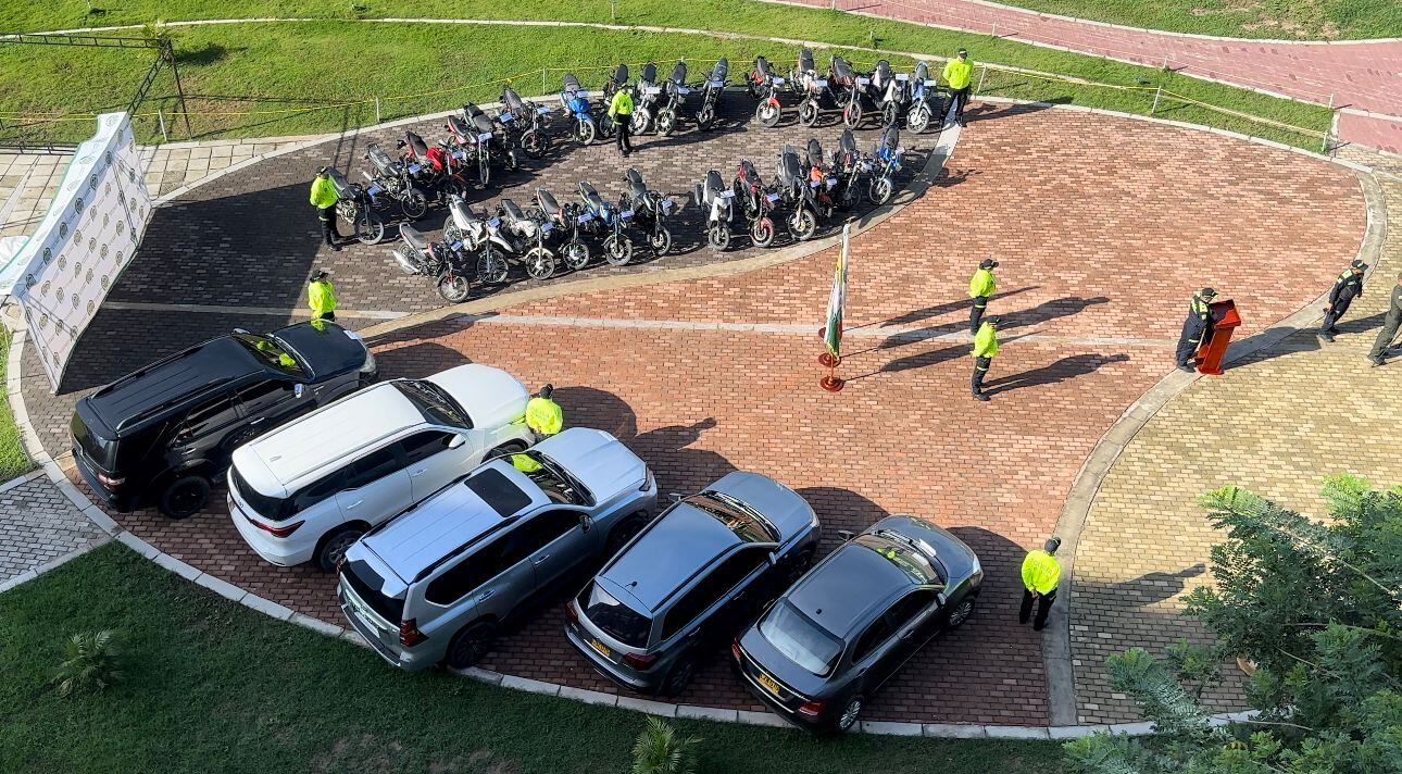 Vehiculos recuperados/ Policía Metropolitana de Santa Marta 