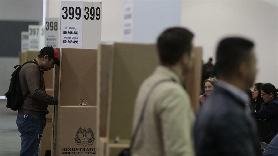 Votaciones en Colombia. Foto: Colprensa - Juan Páez