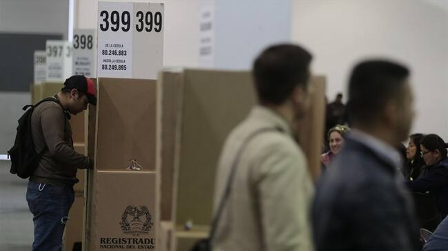 Votaciones en Colombia. Foto: Colprensa - Juan Páez