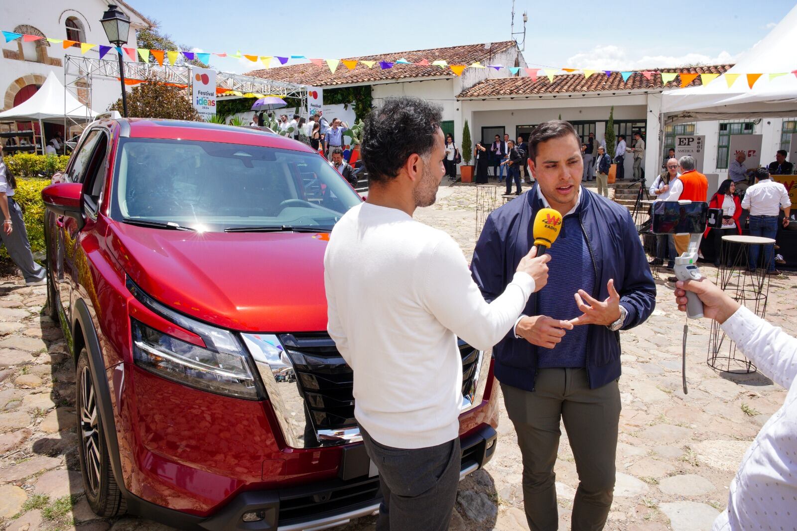 Nissan impulsa la movilidad sostenible en el Festival con su flota híbrida X-Trail e-Power. | Foto: W Radio