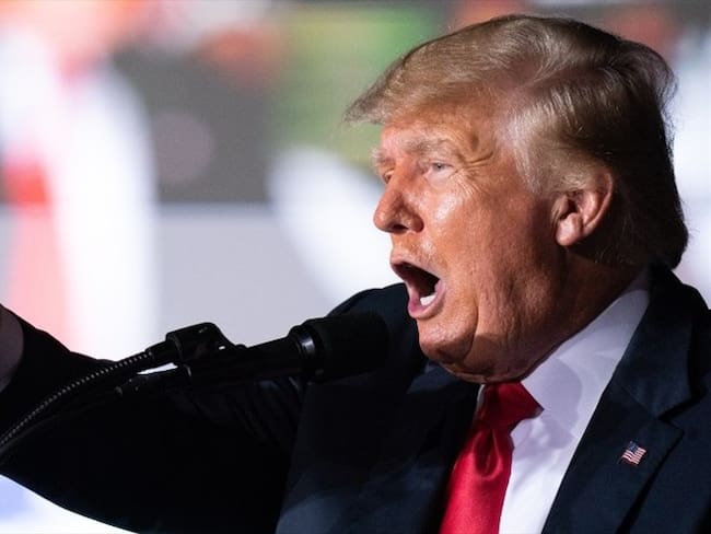 Donald Trump en una conferencia republicana en Georgia. Foto: Getty Images/Sean Rayford