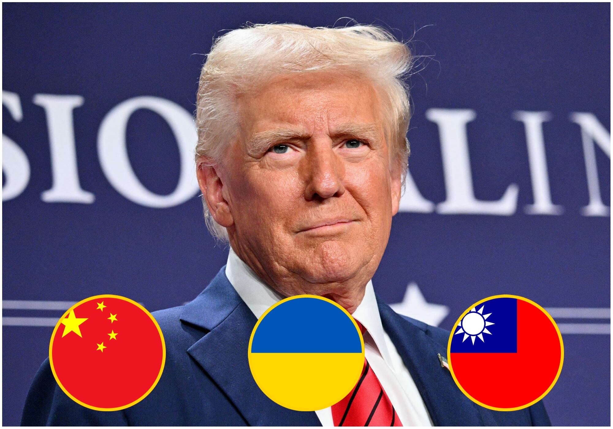 Donald Trump aseguró que “trabajará” con China para acabar con la guerra de Ucrania y evitó Taiwán. Foto: Getty Images.