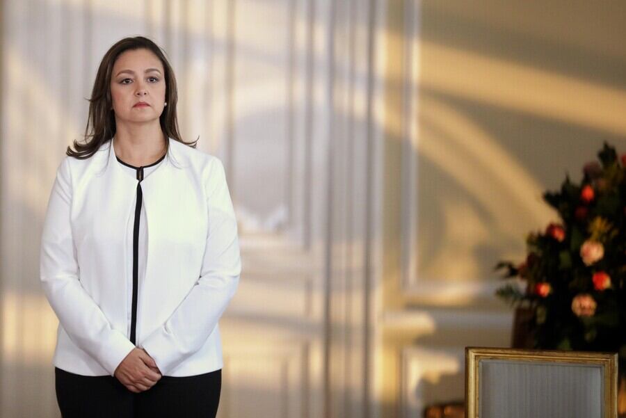 Luz Cristina López Trejos tomó posesión como ministra del Deporte. Foto: Colprensa.