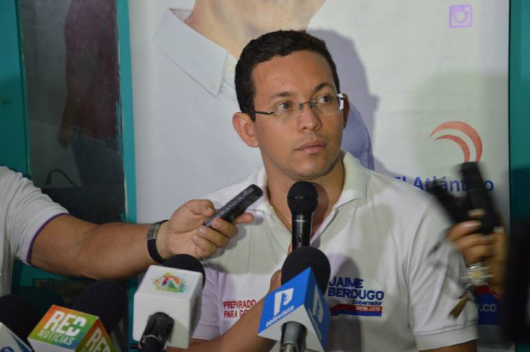 Fotografía de archivo de Jaime Berdugo Pérez, actual viceministro del Interior y aspirante en 2015 a la Gobernación del Atlántico. 