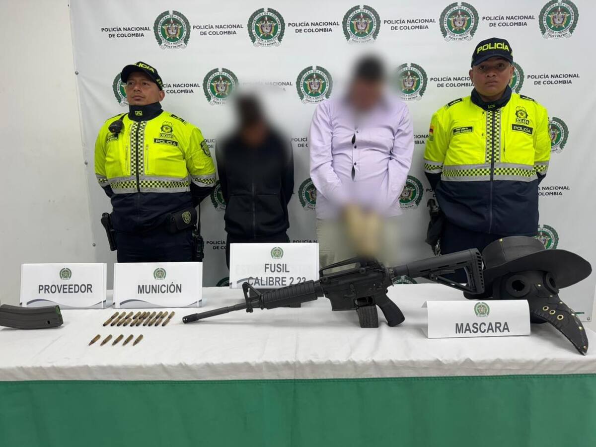 Capturan a un hombre que realizaba disparos al aire con un fusil en la localidad de Usaquén