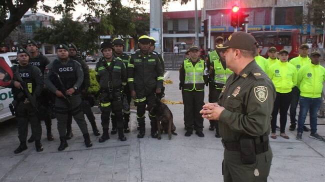 Para la noche de Guacherna, la Policía Metropolitana de Barranquilla desplegará un operativo de seguridad. Foto: Policía Nacional