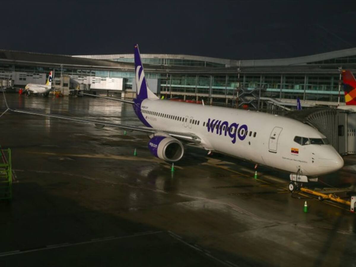 Wingo inició operaciones en la nueva ruta entre Bogotá y Medellín
