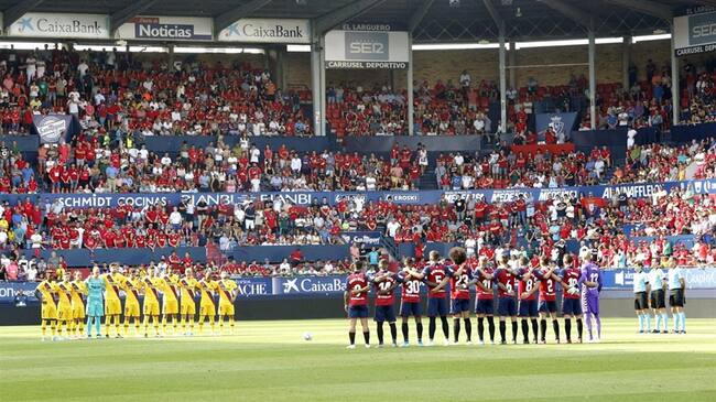 Los goles del partido entre el Barcelona y Osasuna son: Ansu Fati y Arthur, y Roberto Torres marca los dos tantos del equipo navarro.. Foto: Agencia EFE