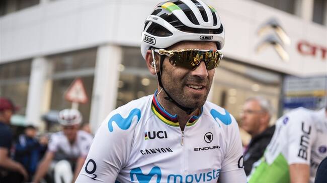 El ciclista español renovó su contrato con el equipo Movistar hasta finales de 2021. Foto: Getty Images