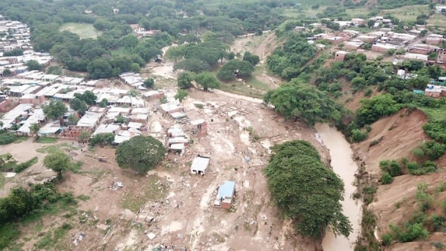 Evacúan a damnificados por temporada invernal en Cúcuta. Foto: Cortesía