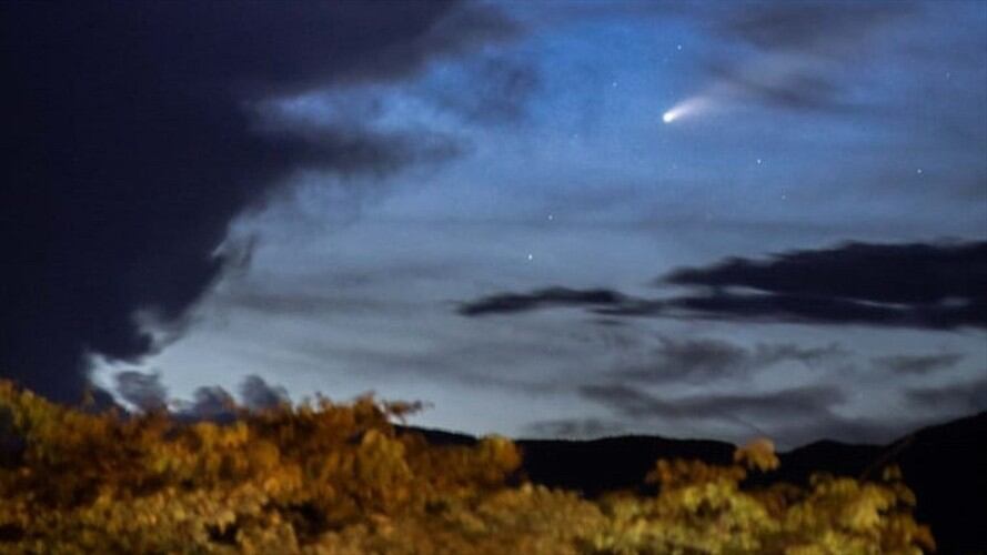 La fotografía, realizada desde la localidad de El Bordo, fue una de las primeras que se logró en el País. Foto: Luis Ledesma
