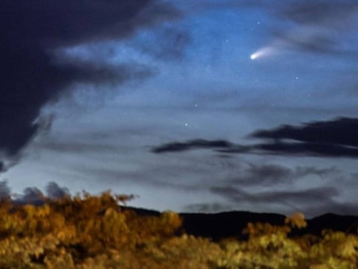 Fotógrafo caucano captó imagen del cometa Neowise