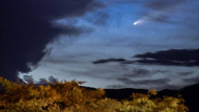 La fotografía, realizada desde la localidad de El Bordo, fue una de las primeras que se logró en el País. Foto: Luis Ledesma