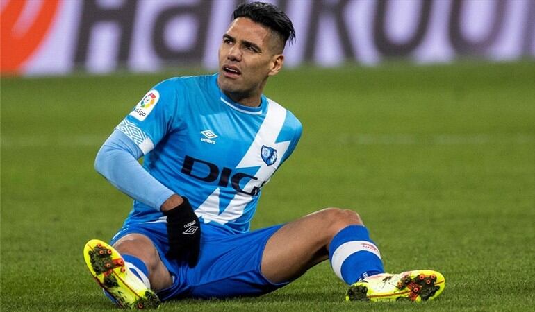 Falcao en su encuentro contra Real Madrid. Foto: EFE