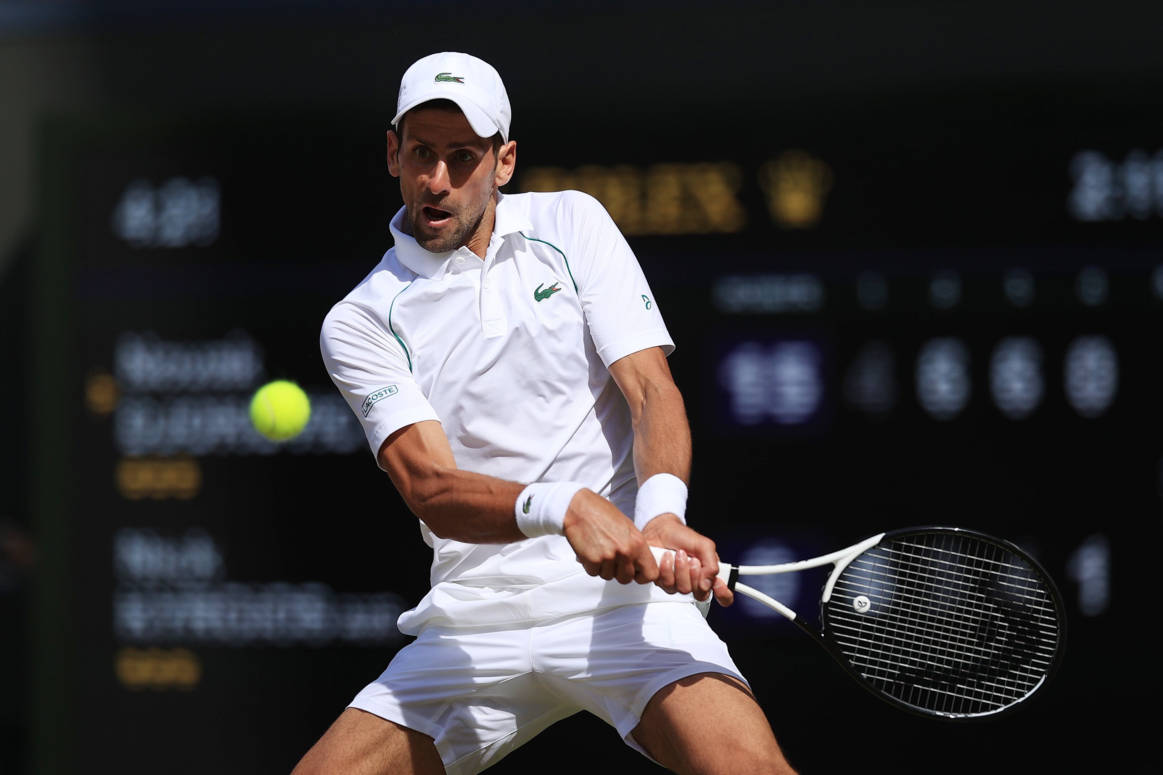 Novak Djokovic. (Photo by Simon Stacpoole/Offside/Offside via Getty Images)