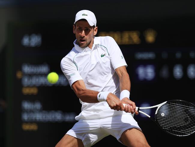 Novak Djokovic. (Photo by Simon Stacpoole/Offside/Offside via Getty Images)