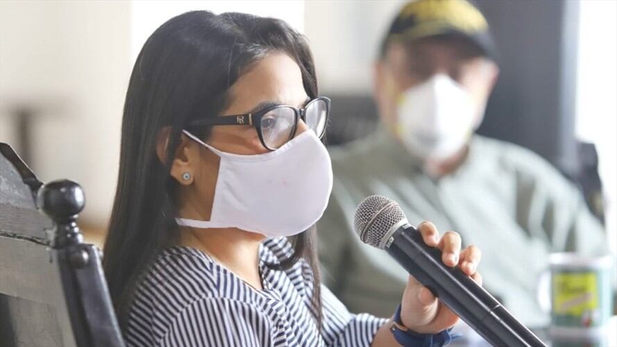 Diana Martínez Berrocal, secretaria general del Distrito de Cartagena. Foto: Toamda de Twitter @DianaMartinezB8