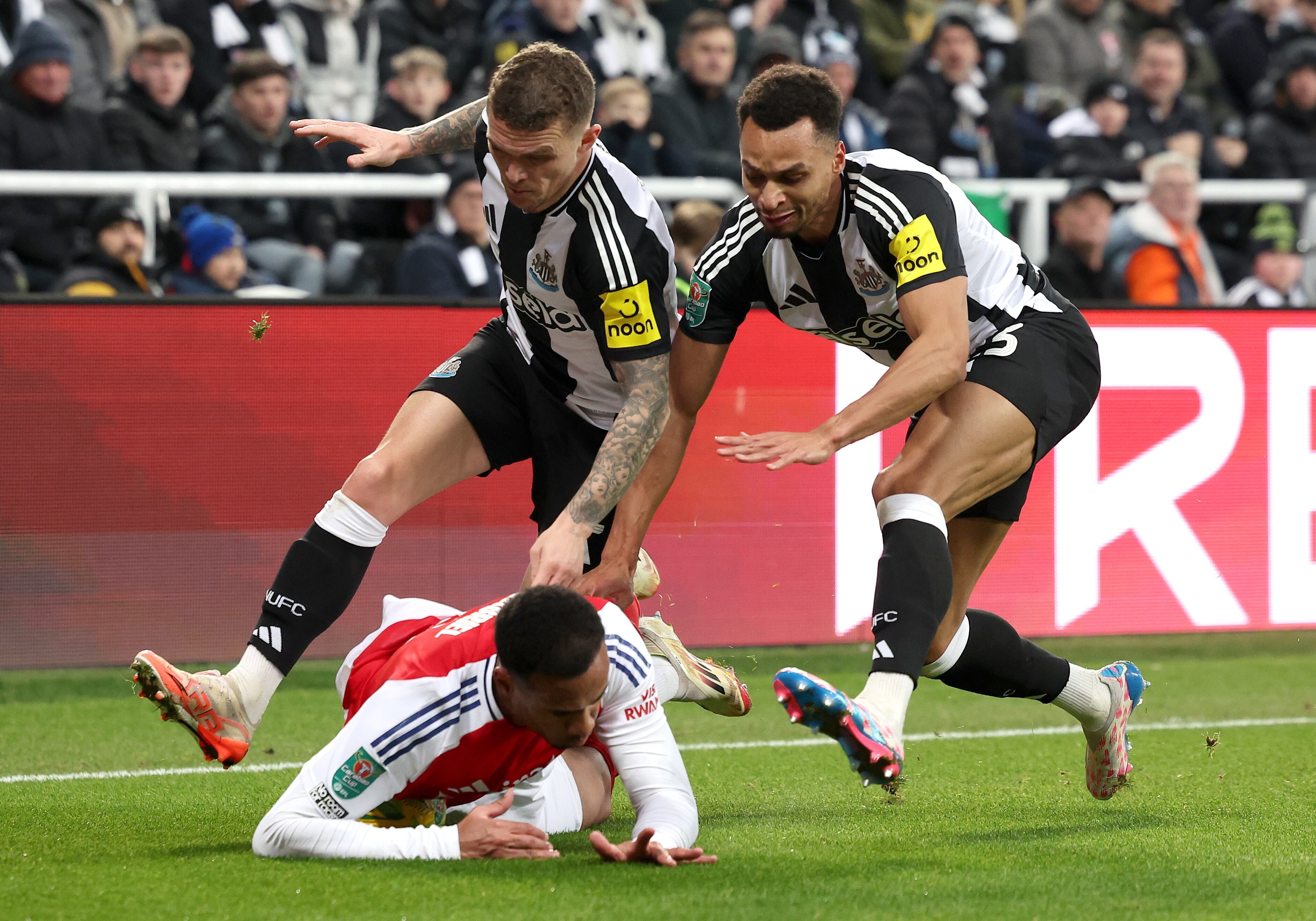 Newcastle vs. Arsenal. Foto: EFE.