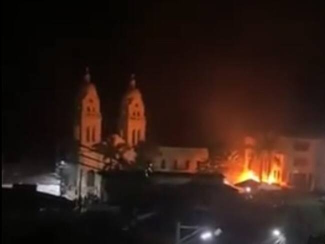 Alcaldía de San Calixto fue quemada tras resultados de elecciones territoriales