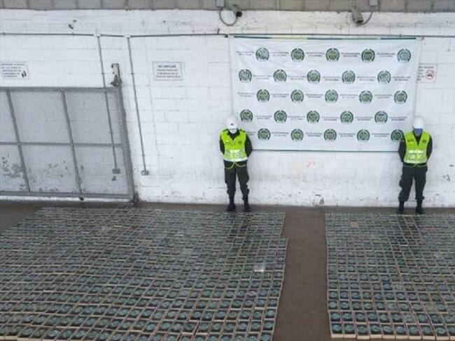 Esta droga iba a ser enviada hacia Centroamérica y Europa. Foto: Cortesía Policía de Antinarcóticos