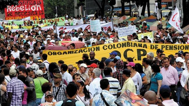Marcha del Paro Nacional en Medellín (Archivo). Foto: Colprensa