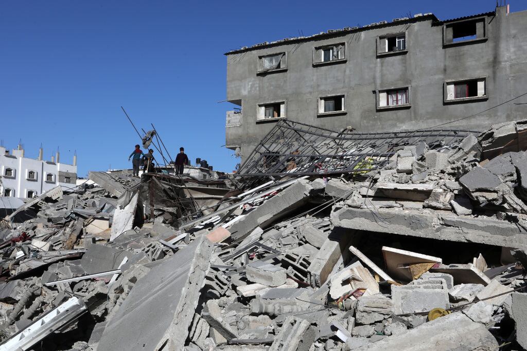 Ataques de Israel a Gaza. (Foto: Abed Rahim Khatib/Anadolu via Getty Images)