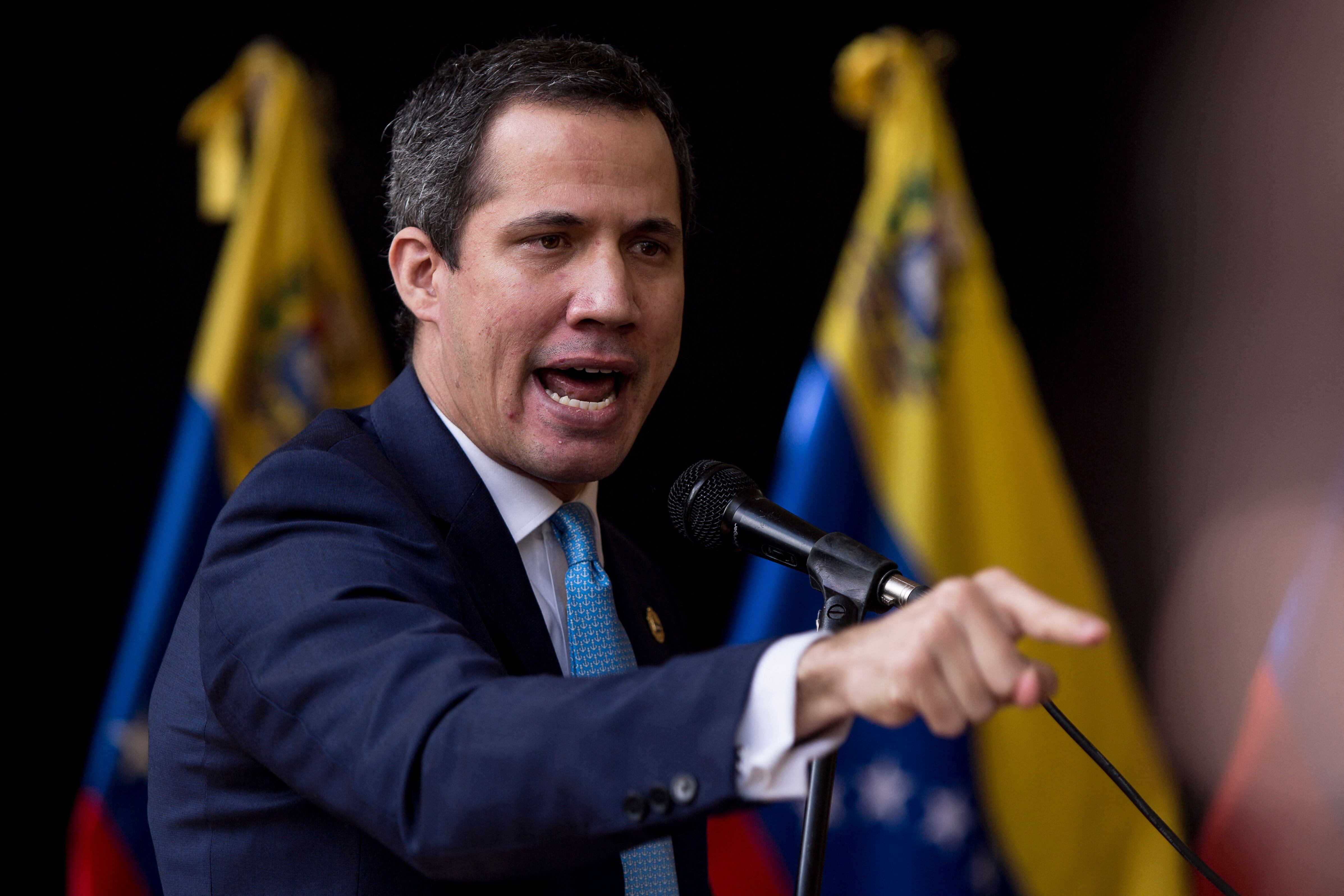 Juan Guaidó. (Photo by PEDRO RANCES MATTEY/AFP via Getty Images)