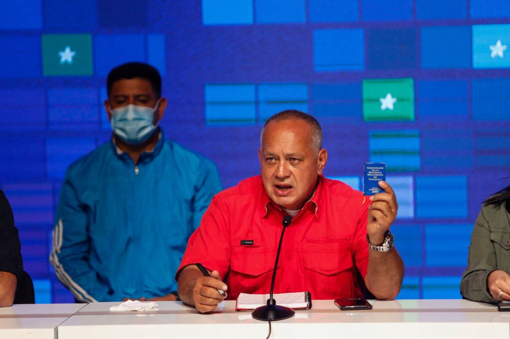 Diosdado Cabello. Foto: Leonardo Fernández Viloria/Getty Images