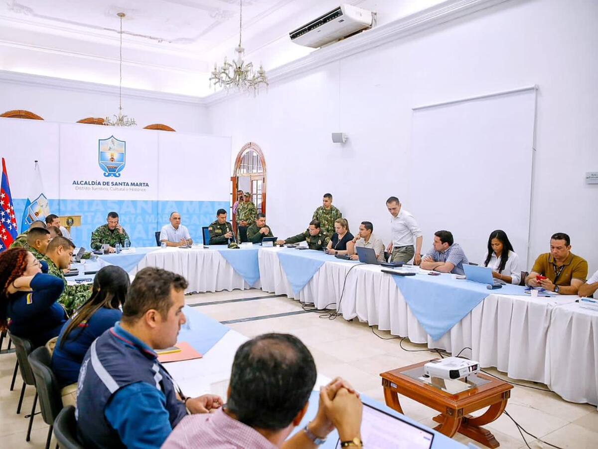 Terminó el primer Consejo de Seguridad en Santa Marta